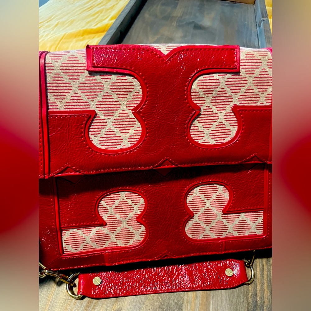 Tory Burch Red Patent Leather